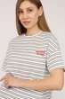 Футболка с коротким рукавом женская M цвет белый CREP ЦБ-00275553 - изображение 3