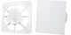 Вентиляционная решетка для панелей AIRROXY 150x150 dRim 100/125 (02-300)L + Панель AIRROXY 01-171 для вытяжных вентиляторов dRim 100/125 White Mat Glass белая матовая стеклянная - изображение 1