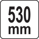 Klucz do rur YATO 45 stopni 530 mm 2" (YT-2215) - obraz 4