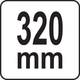 Klucz do rur YATO 90 stopni 320 mm 1" (YT-2210) - obraz 4