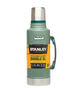 Термос стальной вакуумный Стенли Классик Stanley Legendary CLASSIC 1,9 литра цвет Hammertone Green - изображение 6