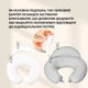 Подушка для кормления Диванчик Sei Design 60х70х16 см хлопок антиаллергенное волокно котята серая (8-35409*005) - изображение 7