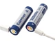 Акумулятор літієвий Li-Ion Keeppower 3200mAh, із захистом, 3,6-3,7В, з функцією заряджання USB, 18650, P1832U - зображення 2