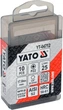 Бита торцевая PZ2x25мм, 1/4", (6,35мм), (10шт), AISI S2, NON SLIP SYSTEM, YT-04712, Yato - изображение 2
