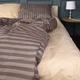 Простынь MirSon Бязь 17-0767 Elegant Stripes 200x220 см (2200011018331) - изображение 1