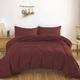 Простынь MirSon Satin Light Pro 10-021 Brick red 150х220 см (2200011025117) - изображение 1