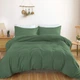 Простынь MirSon Satin Light Pro 10-017 Green Olive 180x220 см (2200011023311) - изображение 1