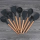 Набор кухонных принадлежностей TOPA Kitchen Set 12 предметов Силиконовый Серый - изображение 6
