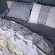Комплект постельного белья MirSon Двуспальный 175х210 см 22-1415 Geometric comfort Сатин (2200011123745) - изображение 3