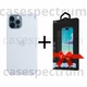 Чехол силиконовый OEM Silicone Case with MagSafe для Apple iPhone 12 Pro Max Cloud Blue + Подарок защитное стекло Pixel для Apple iPhone - изображение 1