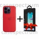 Чехол силиконовый OEM Silicone Case with MagSafe для Apple iPhone 14 PRODUCT Red + Подарок защитное стекло Pixel для Apple iPhone - изображение 1