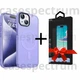 Чехол ударостойкий матовый WAVE Premium Matte Insane Case with MagSafe для Apple Iphone 15 Light Purple + Подарок защитное стекло Pixel для Apple iPhone - изображение 1