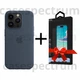 Чехол силиконовый OEM Silicone Case with MagSafe для Apple iPhone 15 Pro Storm Blue + Подарок защитное стекло Pixel для Apple iPhone - изображение 1