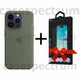 Чехол силиконовый OEM Silicone Case MagSafe для Apple iPhone 14 Pro Olive + Подарок защитное стекло Pixel для Apple iPhone - изображение 2
