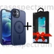 Чехол ударостойкий матовый WAVE Premium Matte Insane Case with MagSafe для Apple Iphone 12 12 Pro Midnight Blue + Подарок защитное стекло Pixel для Apple iPhone - изображение 1