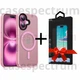 Чехол ударостойкий матовый WAVE Premium Matte Insane Case with MagSafe для Apple Iphone 16 Pink + Подарок защитное стекло Pixel для Apple iPhone - изображение 1