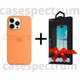Чехол силиконовый OEM Silicone Case with MagSafe для Apple iPhone 13 Pro Max Marigold + Подарок защитное стекло Pixel для Apple iPhone - изображение 1
