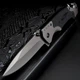 Нож складной Тактический с клипсой, стеклобоем и стропорезом Black Browni - изображение 1