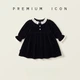 Детское платье для девочки бархатное Premium Icon 9788 122-128 см Черный - изображение 2