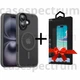 Чехол ударостойкий матовый WAVE Premium Matte Insane Case with MagSafe для Apple Iphone 16 Grey + Подарок защитное стекло Pixel для Apple iPhone - изображение 1