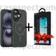 Чехол ударостойкий матовый WAVE Premium Matte Insane Case with MagSafe для Apple Iphone 16 Green + Подарок защитное стекло Pixel для Apple iPhone - изображение 1