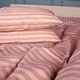 Комплект постельного белья Mirson Полуторный 143х210 см 17-0773 Nude stripes Бязь (2200011152530) - изображение 6