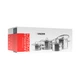 Набор посуды Vinzer Universum compact 9 пр. ковш 1 л кастрюля (1,8 л; 3,7 л; 6,5 л; ) подставка, цилиндрические нержавеющая сталь арт. 50040 - изображение 9