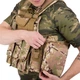 Разгрузочный жилет универсальный на 6 карманов Нейлон Oxford Полиэстер Military Rangers камуфляж multicam ZK-5517 - изображение 8