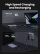 Powerbank павербанк УМБ Ugreen 20000mAh 100W PD QC 1xUSB 2xType-C Grey (PB720) - изображение 4