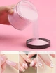 Акриловая пудра для наращивания и укрепления ногтей (розовая) Natural Pink Designer Professional 55 г - изображение 2