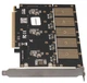 Плата розширення Frime WCH382L (ECF-PCIEtoSSD010) PCI-E-5xM.2 (B Key) - изображение 5