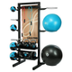 Стеллаж модульный для инвентаря кроссфит LiveUp LP8897 STORAGE RACK 3ящ - изображение 2