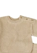 Дитячий в’язаний комплект для новонароджених (шапка, штанці, кофта) ARTKNIT 68 Бежевий (ak32755) - зображення 3
