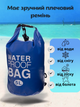 Водонепроникний гермомішок SP-Sport Waterproof Bag 5л TY-6878-5 (PVC, Синій) - зображення 2