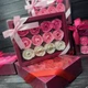 Набір подарунковий з мильними різнокольоровими трояндами Soap Flowers 12 штук - зображення 1
