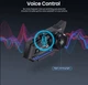 Гарнітура GEARELEC X5 Bluetooth для мотоциклетного шолома з FM-радіо, голосовим керуванням та сигнальним світлом - зображення 8
