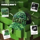 Дитяча кепка із сіткою Кріпер Майнкрафт (Minecraft) 52-55 см Зелений - зображення 2