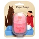 Бумажное мыло Rose Paper Soap Роза 50 листов с мешочком для хранения - изображение 1