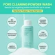 Энзимная пудра с AHA, BHA, PHA, LHA кислотами Real Barrier Porebium Powder Wash 50 г - изображение 3