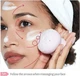 Силіконова щітка для очищення пор і масажа обличчя Etude House My Beauty Tool Exfoliating Jellyfish Silicon Brush - зображення 7