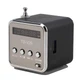 Портативная колонка TD-V26, FM-радио, Bluetooth, micro SD/TF/USB, RGB-подсветка, черная - изображение 2