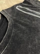 Футболка женская A-N 2732 вареная короткая широкая рисунок корсет бра one size черная - изображение 7