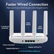 Маршрутизатор Fenvi FV-AC1200WR Wi-Fi Router Dual band 2.4GHz/5GHz MU-MIMO+OFDMA, 1Wan+3Lan Gigabit port, Беспроводной двухдиапазонный Роутер Wi-Fi 2.4ГГц/5ГГц 4-антенны AC1200 (WiFi 5) - изображение 4
