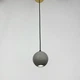 Підвіс MOON CONCRETE у вигляді сірої бетонної кулі Line.F MJ 169-100 GR - зображення 6