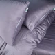 Набор MirSon №2966 Одеяло летнее Детское 110х140 Line Satin Light Pro 10-016 Creamy Хлопок + 2 подушки 50х70 + 2 наволочки 50х70 + простынь 110х160 (2200010971507) - изображение 6