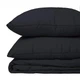 Набор MirSon №2974 Одеяло летнее Евро 200х220 Line Satin Light Pro 10-006 Black Шерсть + 2 наволочки 50х70 + простынь 220х240 (2200010980745) - изображение 7