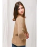Джемпер для девочки Mari ART KNIT бежевый, 140-146см 027437 - изображение 3