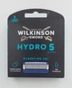 Змінні касети (картриджі леза) для гоління Wilkinson Sword Hydro 5 Hydrating Gel Pro Vitamin B5 - 8 касет - зображення 3
