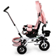 Rowerek trójkołowy EcoToys Delux 360° JM-068-17 Różowy (5903089068464) - obraz 6