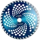 Нож для мотокосы X-Treme 40Т с победитовыми напайками Blue (BP84082) - изображение 1